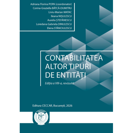 Contabilitatea altor tipuri de entități, 2026